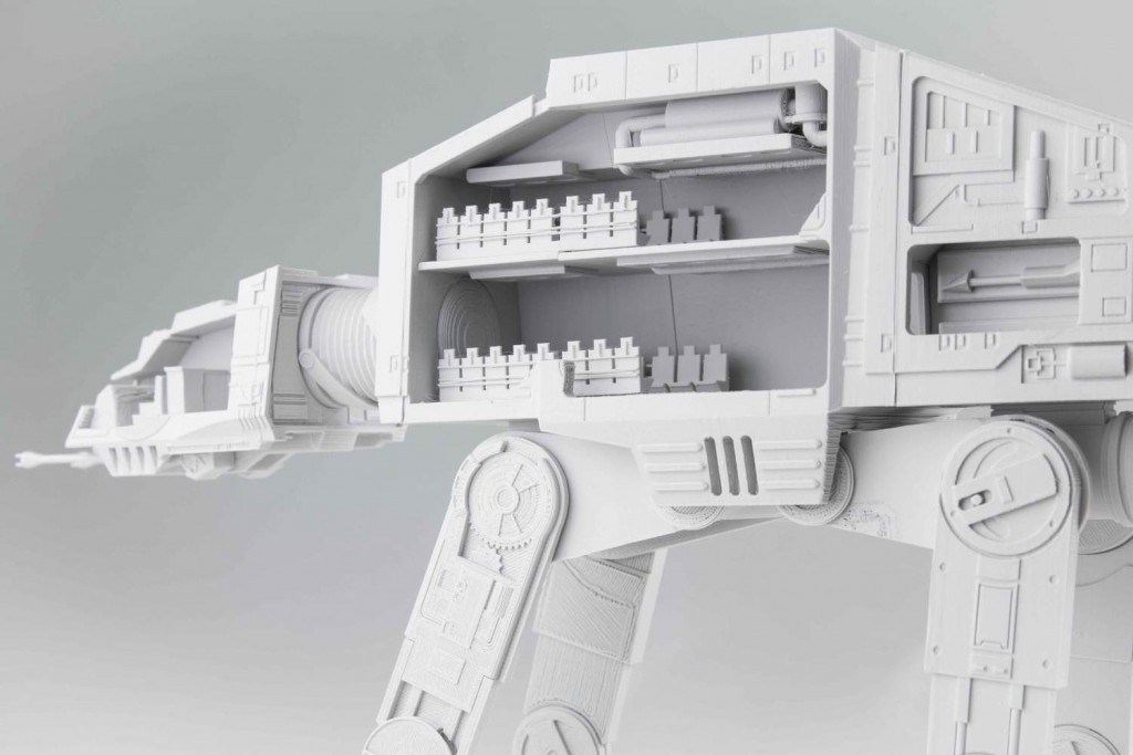 напечатанная на 3d принтере игрушка из здвездных войн