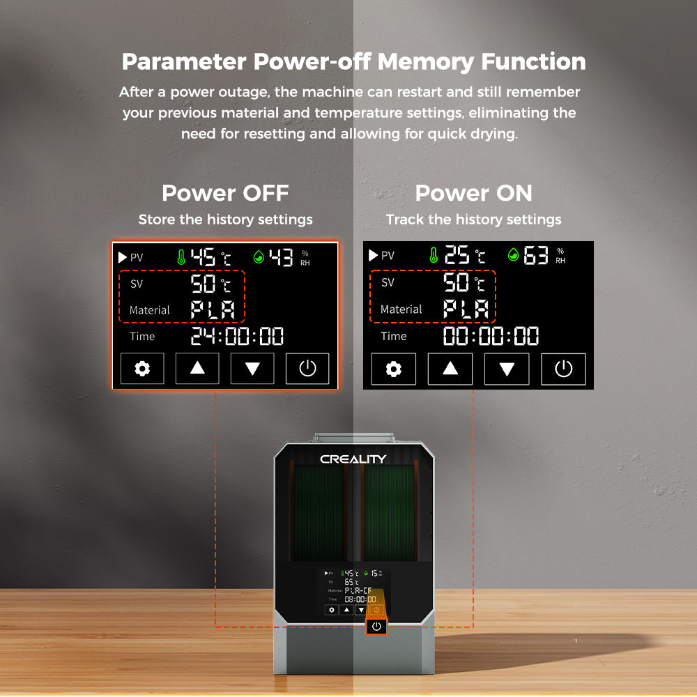 Power-off memory function